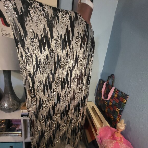 Carla Christoph Sequin Kaftan Dress - Picture 8 of 10